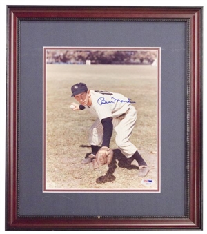 Billy Martin Signed & Framed 8x10 New York Yankees Photo